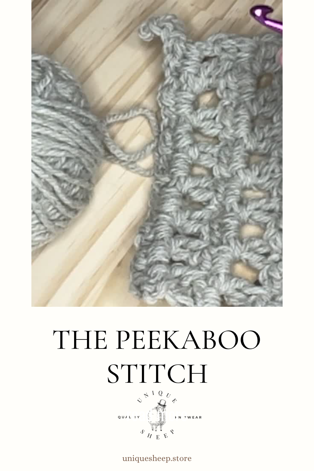 How to Crochet the Peekaboo Stitch: A Step-by-step Guide