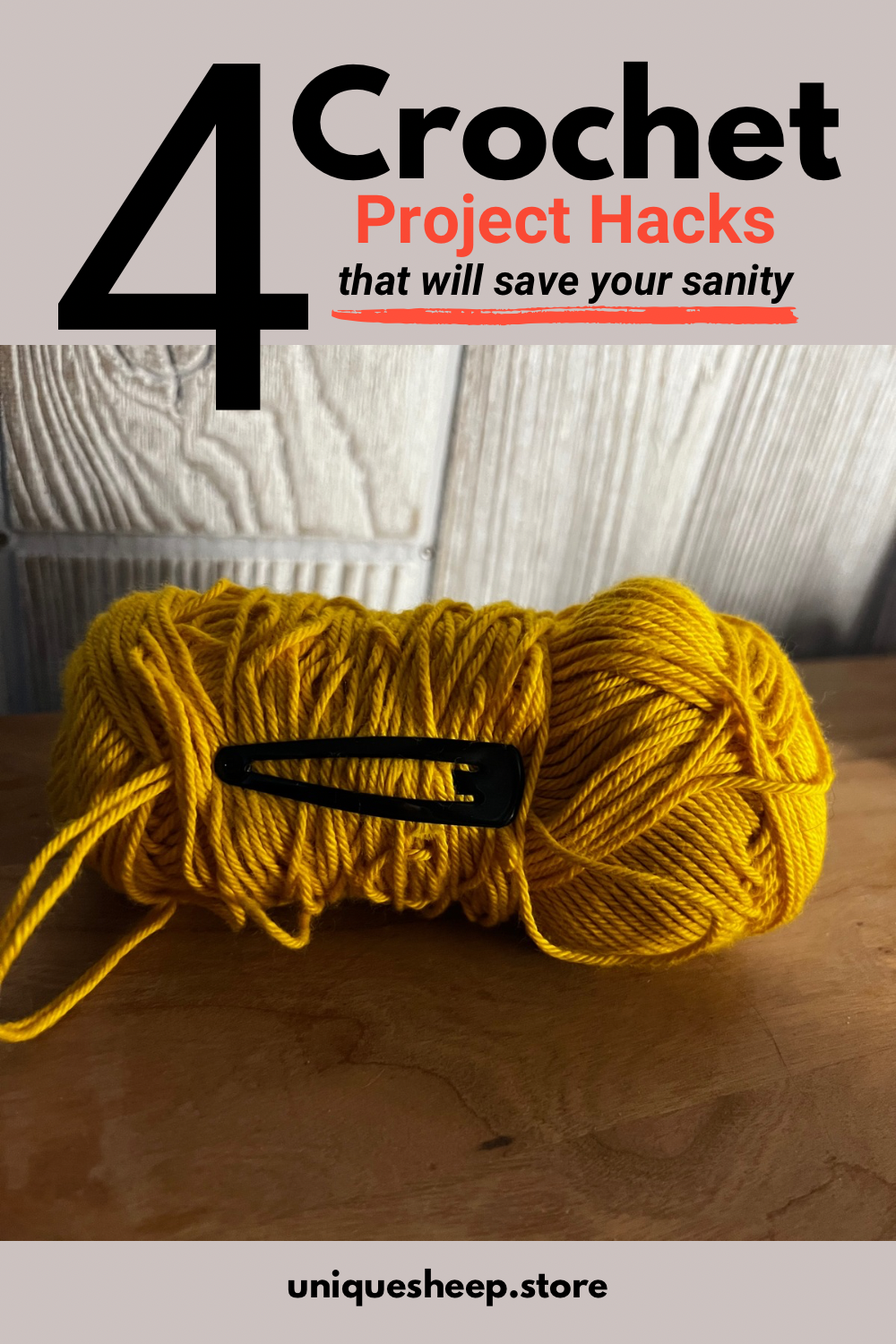 4 Crochet Hacks to Save Your sanity