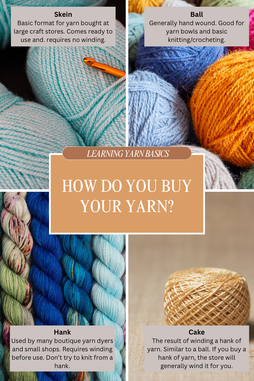 Navigating the World of Yarn: From Hanks to Skeins